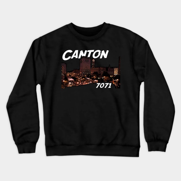 Canton Comic Book City Crewneck Sweatshirt by 7071